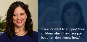 Dr. Christine Chambers is putting her research on managing children’s pain into the hands of parents