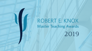 2019 Knox Teaching Award Winners