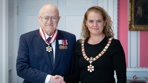 Dr. Peter Suedfeld invested into the Order of Canada