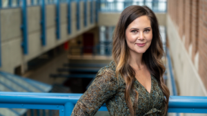 Dr. Samantha Dawson in the UBC Psychology building